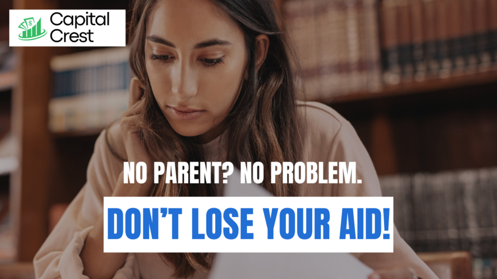 how to file fafsa without parents independent status